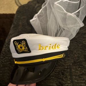 “Bride” captains hat.